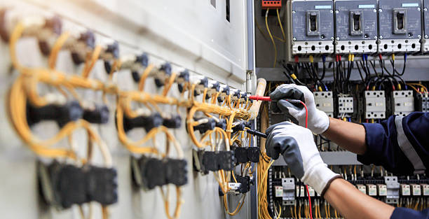 Professional Electrician technician working in Spinnerstown, PA